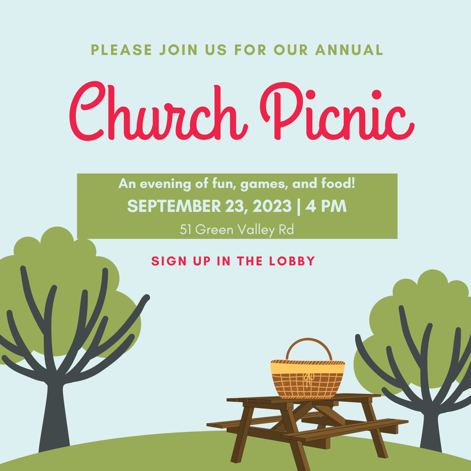Annual Church Picnic