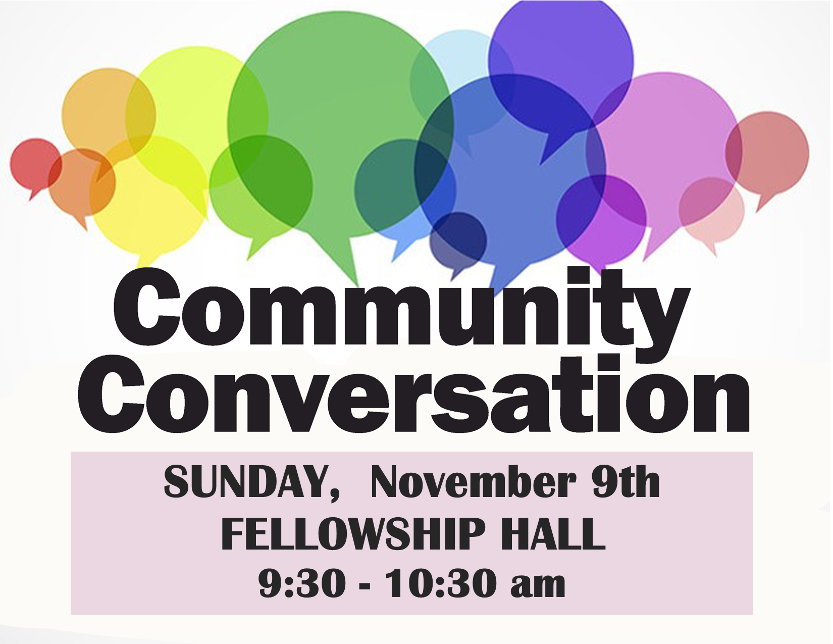 Community Conversation – November 2025