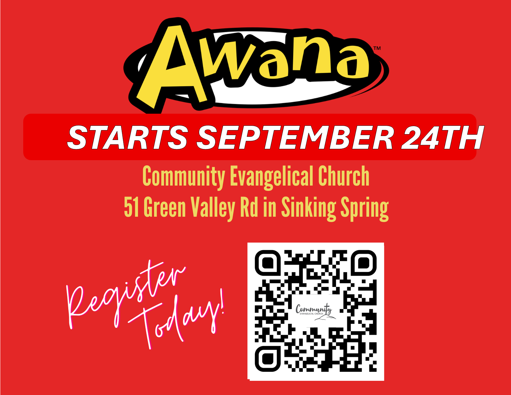 Awana Registration